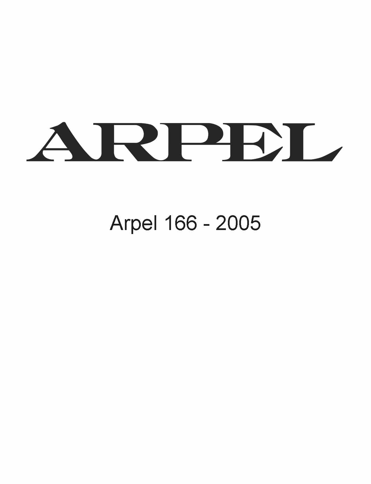 Arpel 166 – 2005