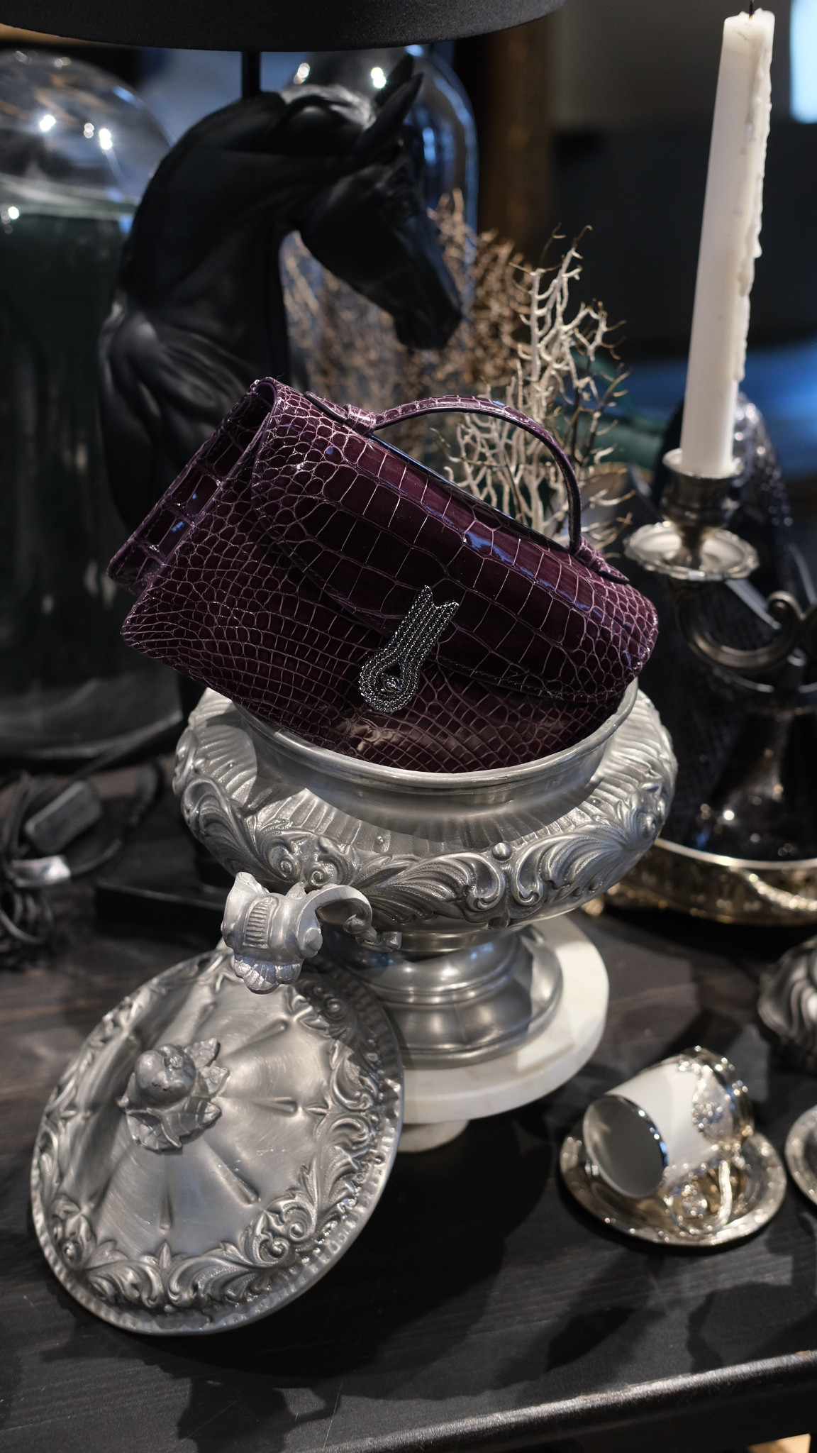 When darkness blossoms: Amato Daniele’s leather goods tell the story of the night