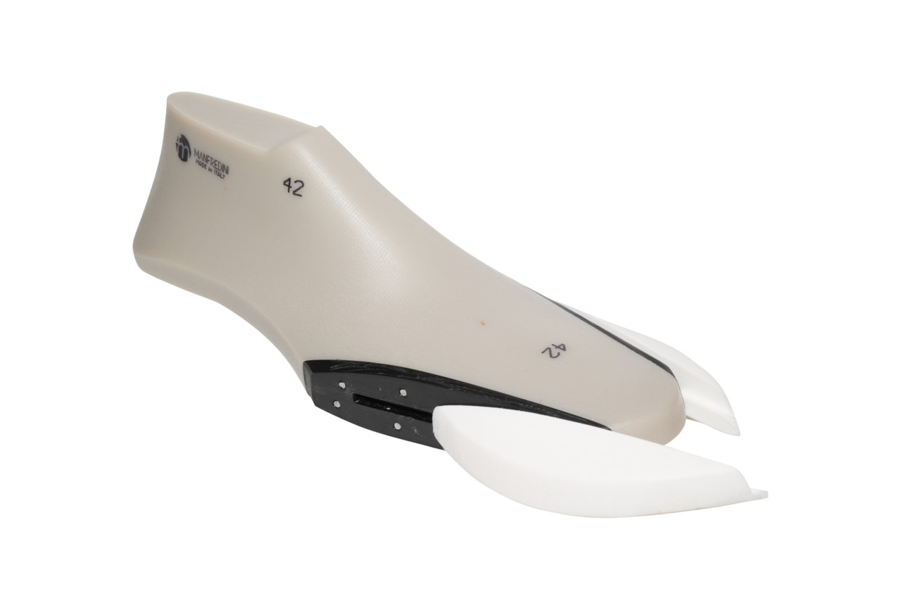 Manfredini’s Modulas patent: the last can be dismantled to prevent tearing the upper